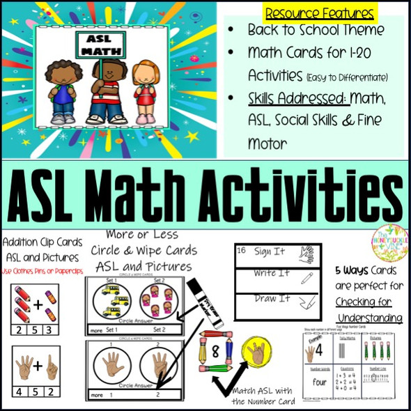 ASL Back to School Math