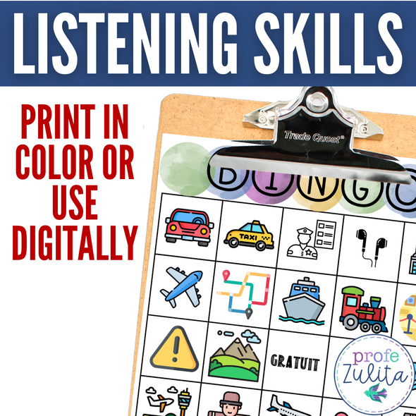 Les Voyages French Travel Vocabulary BINGO Games  Les Voyages French Travel Vocabulary BINGO Games