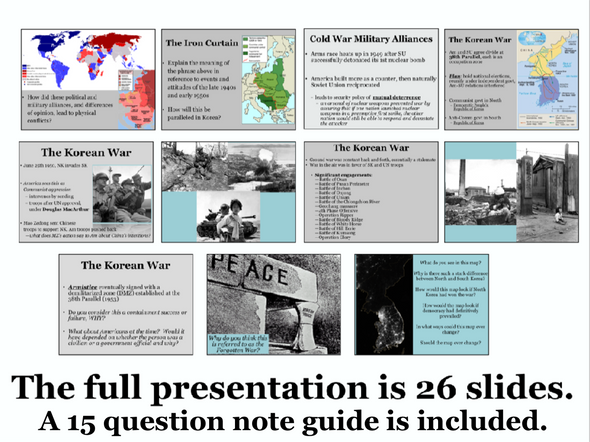 Korean War PowerPoint and Note Guide