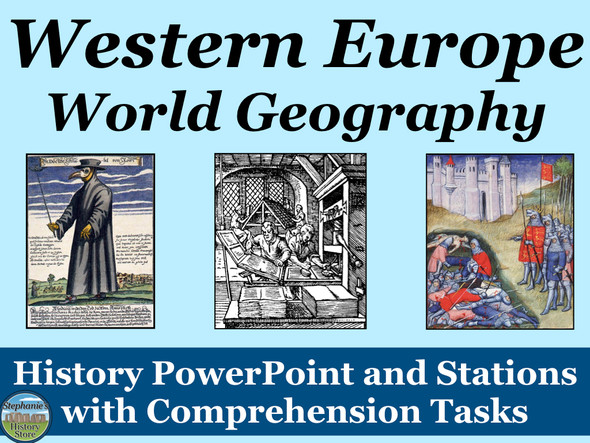 Western Europe History PowerPoint and Stations