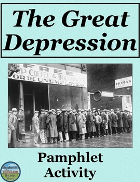 The Great Depression Pamphlet Activity