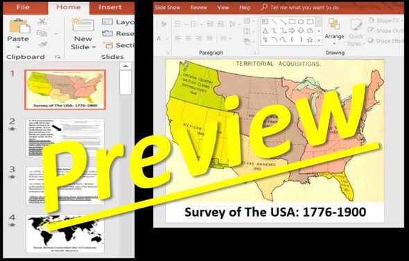 Survey of the USA: 1776-1900
