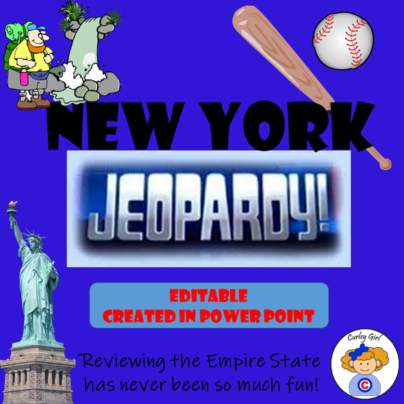 All About New York State Jeopardy Game