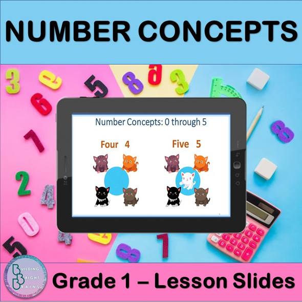 Number Concepts | PowerPoint Lesson Slides for Numbers 0-20