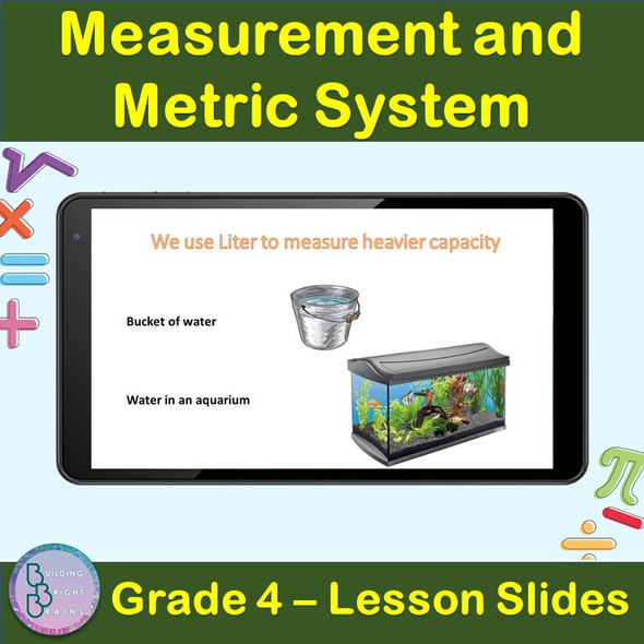 Measurement and Metric System | 4th Grade PowerPoint Lesson Slides