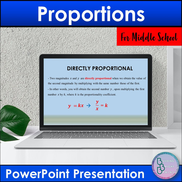 Proportions PowerPoint Presentation Lesson Middle School