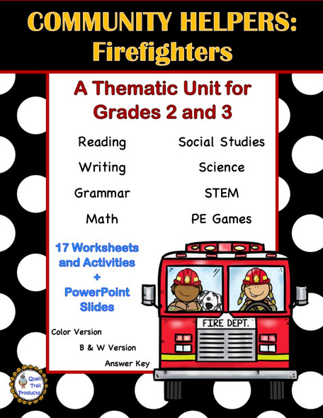 Community Helpers | Firefighters Thematic Unit