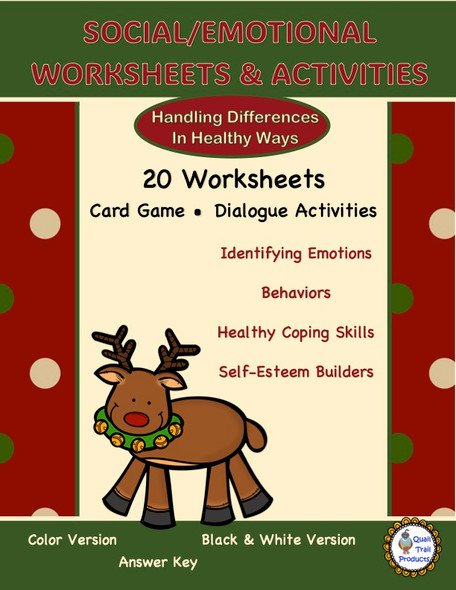 Social/Emotional Worksheets and Activities | Coping with Differences