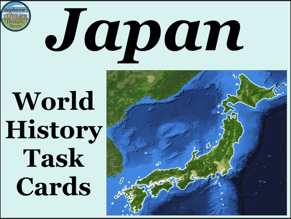 Japan in World History Task Cards