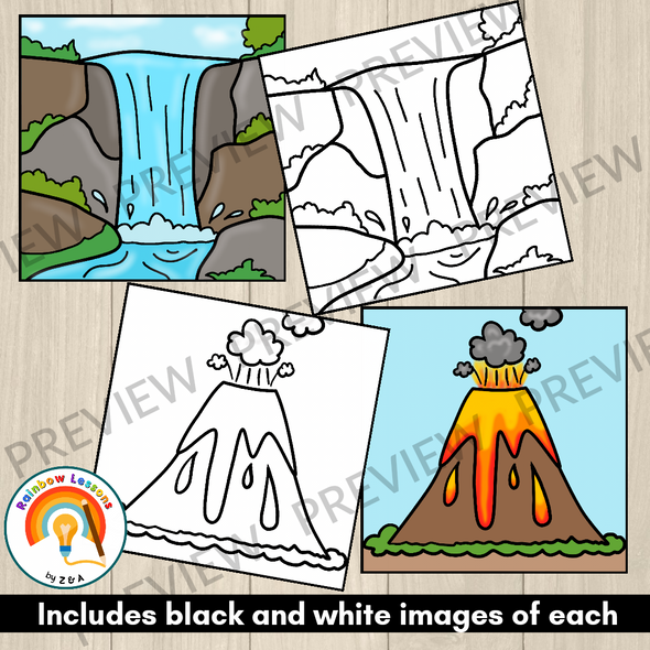 Landforms Cliparts | Landforms Backgrounds | Landforms Clip Arts