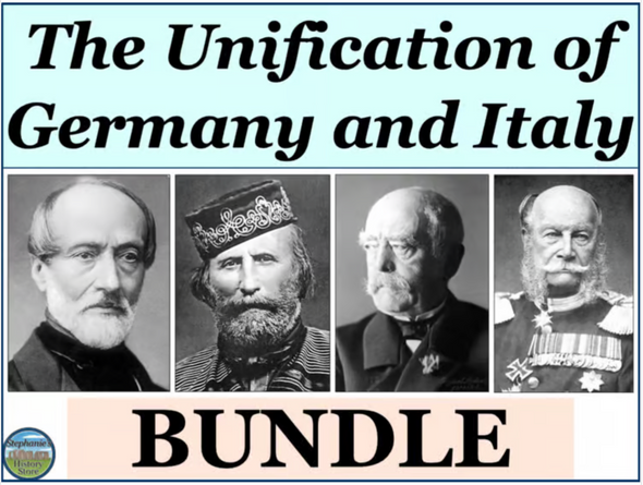 The Unification of Italy and Germany Bundle