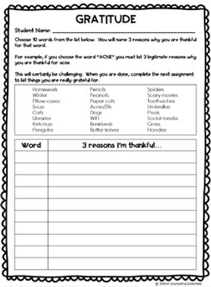 Gratitude Game for Teens with Google Slides option Thanksgiving Activity