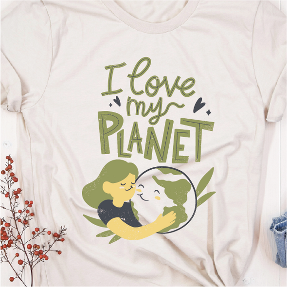 "I Love My Planet" - Unisex T-shirt