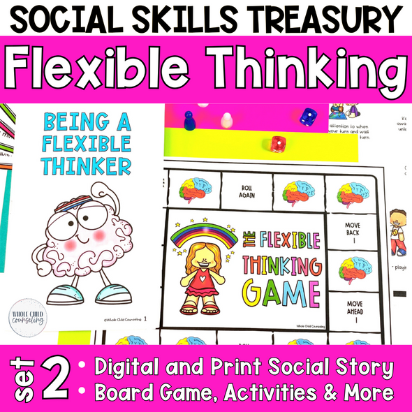 I Can Show Flexible Thinking Social Story and Game Social Skills Set 2