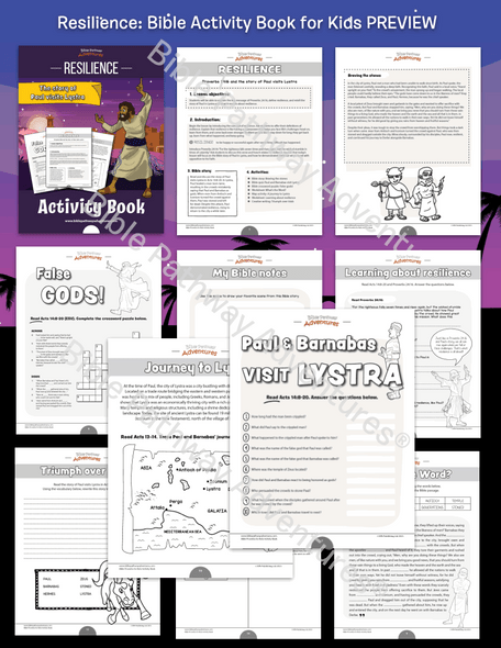 Resilience: Bible Activity Book for Kids