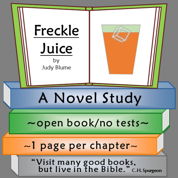 Freckle Juice Novel Study