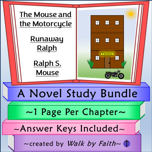 Ralph Mouse Collection Novel Studies Bundle