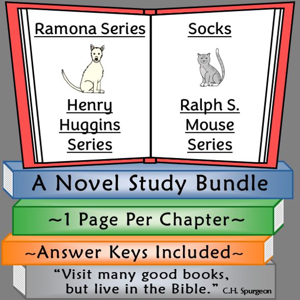 Beverly Cleary Novel Studies Bundle