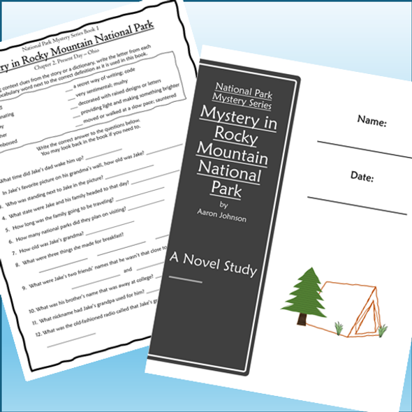 Mystery in Rocky Mountain National Park Novel Study