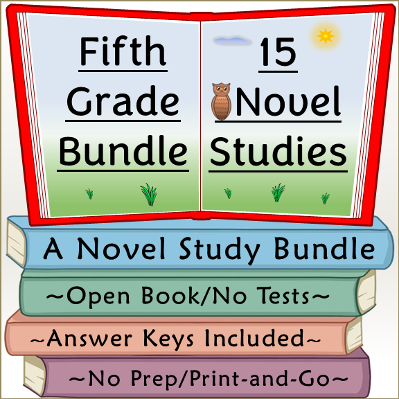 Fifth Grade Novel Study Bundle