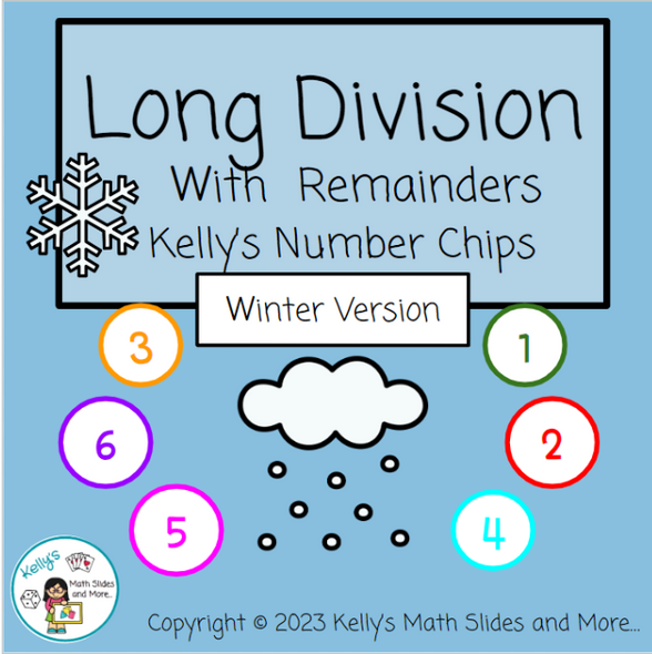 Multiplication and Division Math Bundle - 5 Winter-Themed Games/Lessons/Flashcards