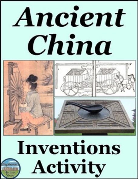 Ancient China Inventions Activity