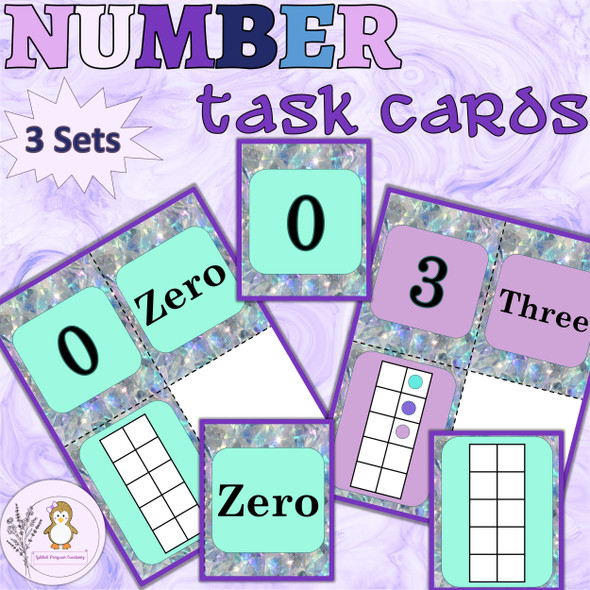 Angel Aura Number Flash Cards Numbers 0 to 20 Flashcards Numbers Ten Frames