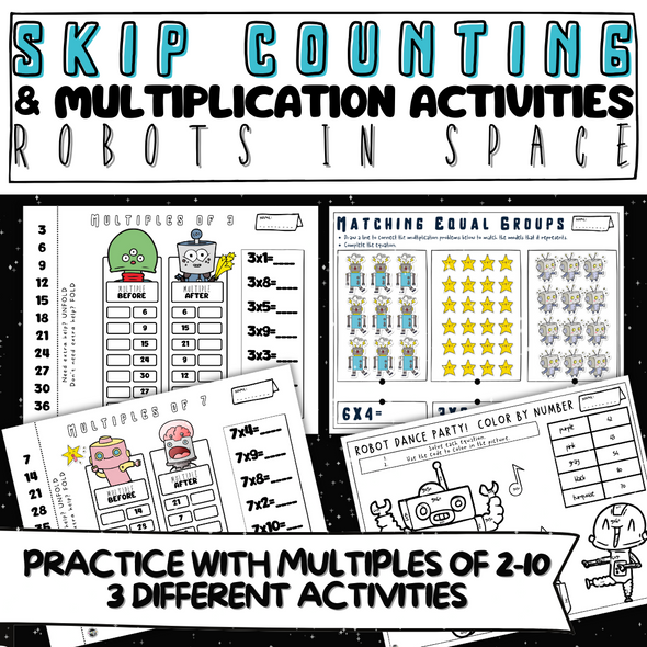 Skip Counting | Fun Multiplication Practice | Multiplication Fluency Activities