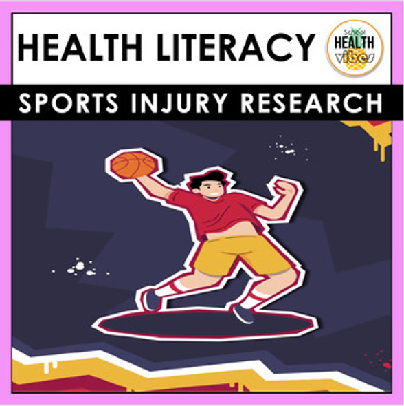 Sports Injury Research Health Literacy Activity for Middle & High School