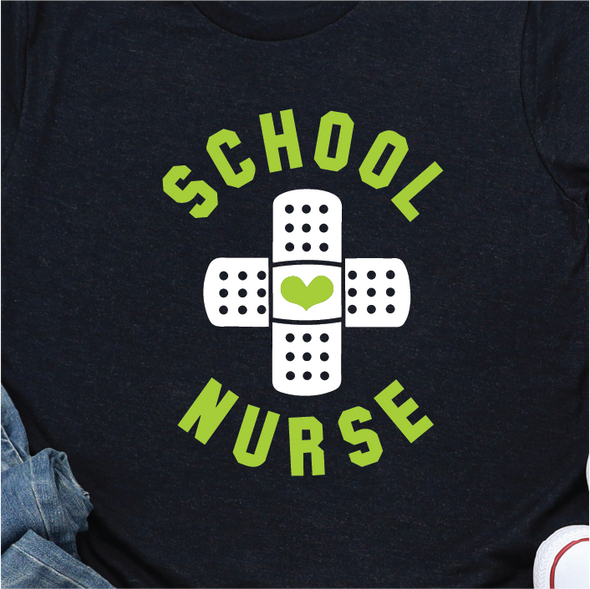 "School Nurse Cross" - Unisex T-shirt