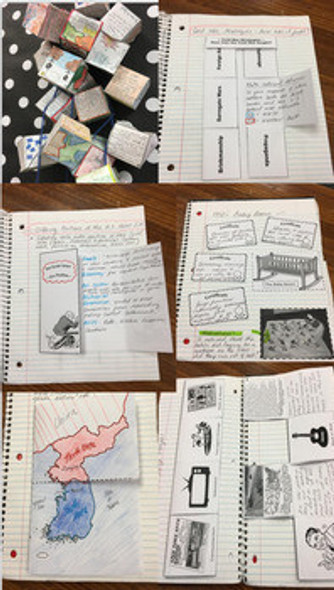 Cold War | 1950's | Foldable & Interactive Notebook Activities | Bundle