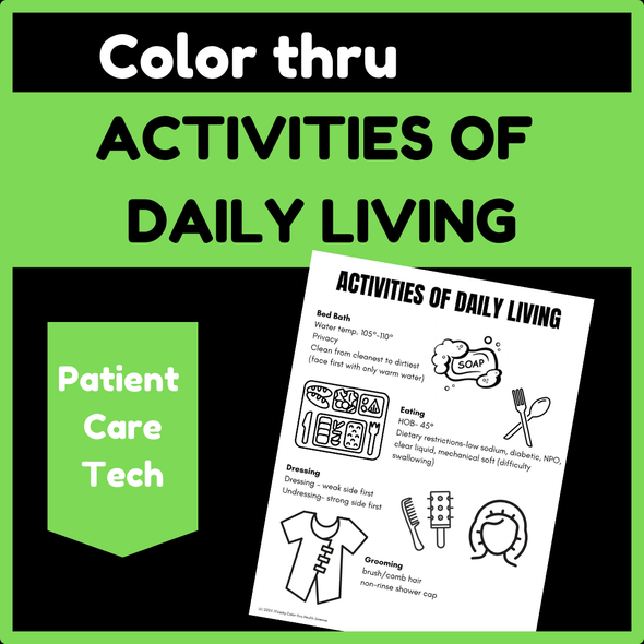 Color thru Activities of Daily Living