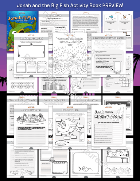 Jonah and the Big Fish Activity Book Jonah and the Big Fish Activity Book