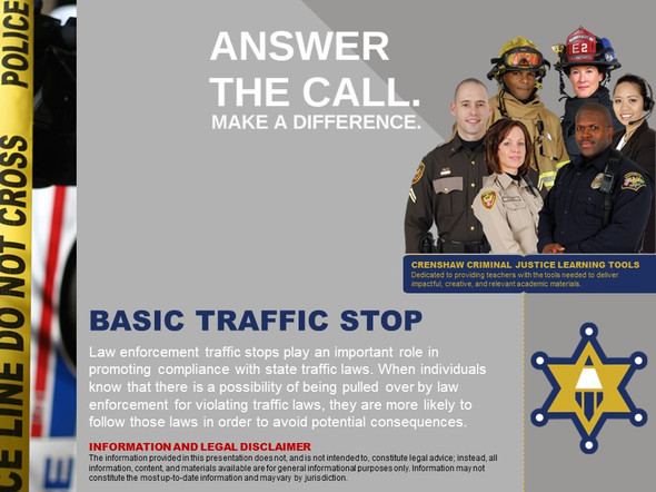 PPT Slide Show Presentation BASIC TRAFFIC STOP