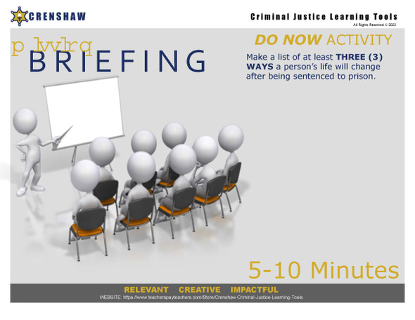 PPT Slide Show Presentation CRIMINAL SENTENCING