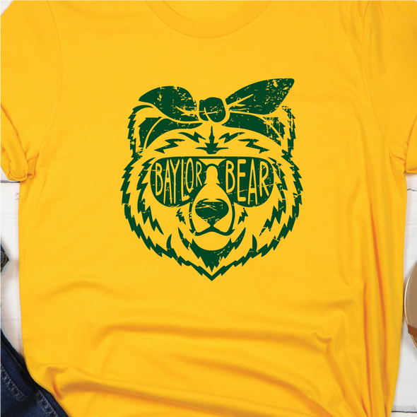 Baylor Bear with Sunglasses