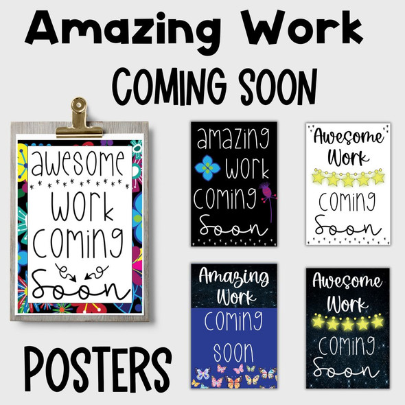 Amazing Work Coming Soon - Awesome Work Coming Soon Midnight Garden Posters