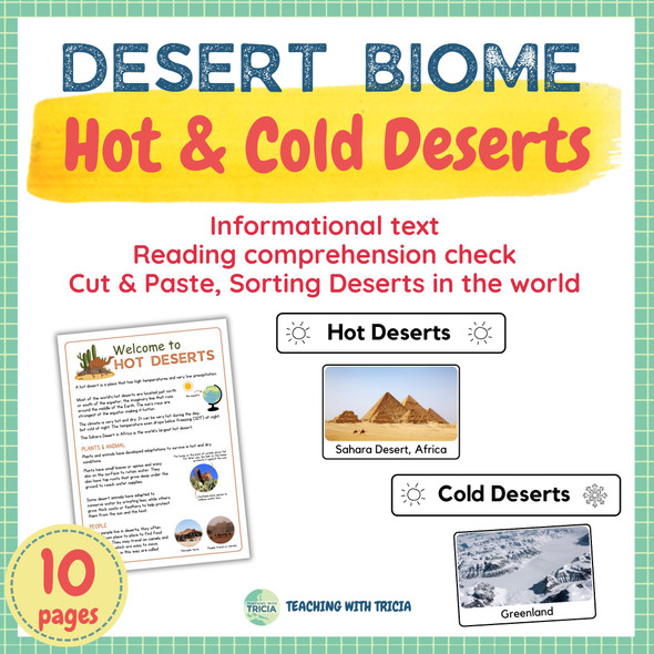 Desert Biome - Hot and Cold Deserts: Definitions, Climate, Plants & Animal Adapt