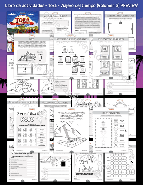 Libro de actividades: Torá: Viajero del tiempo - Volumen 3