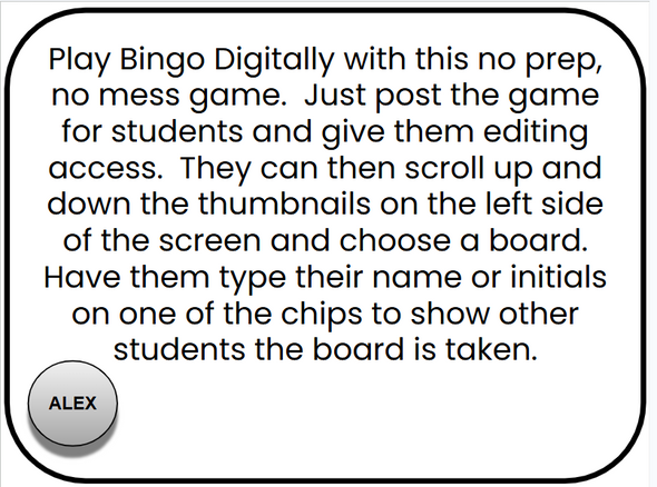 Geometry Bingo - Digital and Printable - Easter-Themed