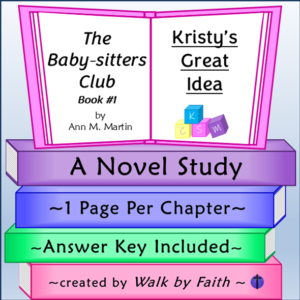 The Babysitters Club Kristy's Great Idea Novel Study