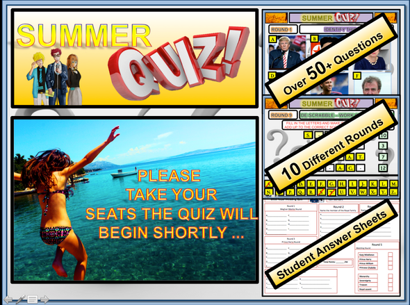 The Big summer quiz 2019