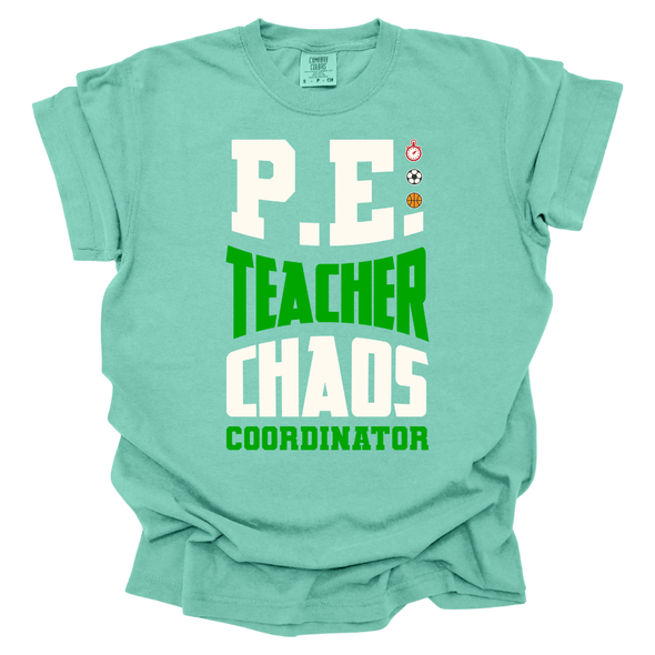 PE Teacher, Chaos Coordinator Comfort Colors
