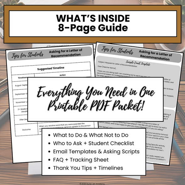 Letter of Recommendation Student Request Guide | Tips, Timeline, & Tracker
