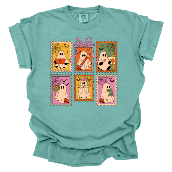Vintage Teacher Ghosts Comfort Color T-Shirts