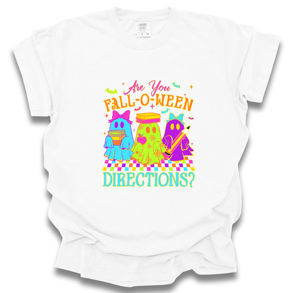 Are you FALL-O-WEEN directions? Halloween Comfort Colors T-Shirt