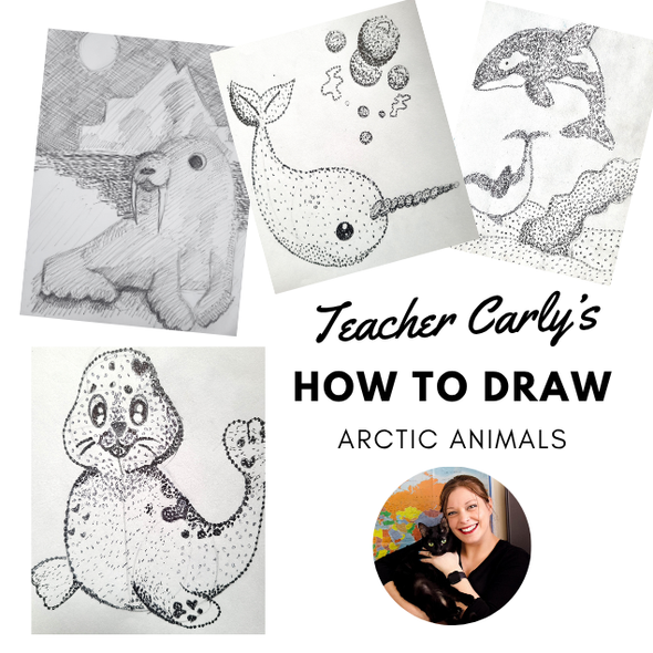In this winter art-themed drawing class, we will learn how to draw using a variety of shading techniques, play interactive games, maintain educational discussions, and learn fun educational facts about what we draw. In this winter art-themed drawing class, we will learn how to draw using a variety of shading techniques, play interactive games, maintain educational discussions, and learn fun educational facts about what we draw.