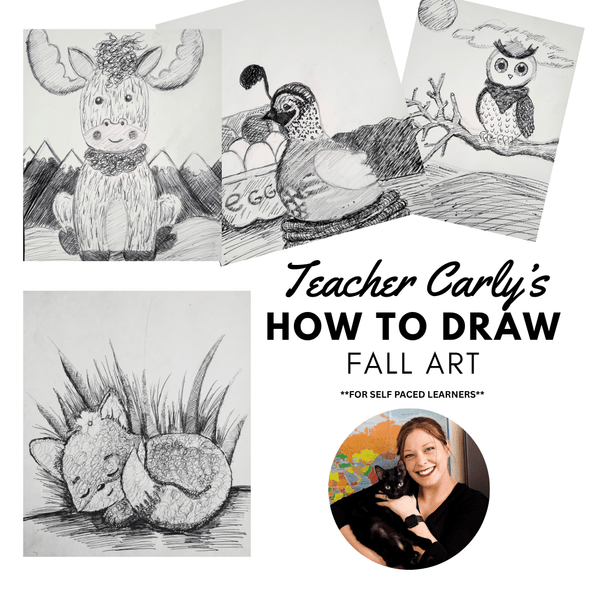 In this fall-themed drawing class, we will learn how to draw using a variety of shading techniques, play interactive games, maintain educational discussions, and learn fun educational facts about what we draw. In this fall-themed drawing class, we will learn how to draw using a variety of shading techniques, play interactive games, maintain educational discussions, and learn fun educational facts about what we draw.