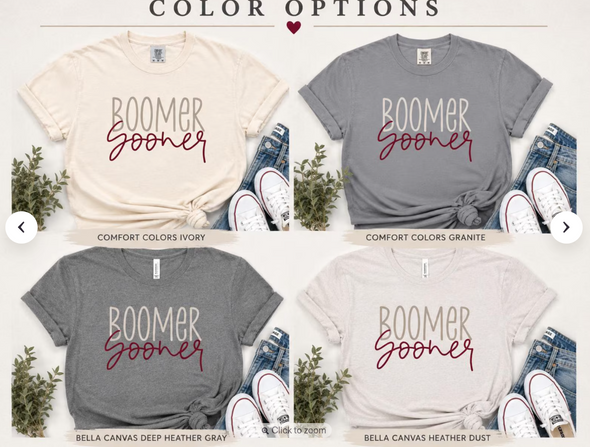 Boomer Block Sooner Scripty for Oklahoma Sooners Fans