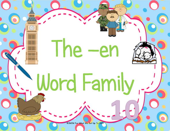 The -en Word Family